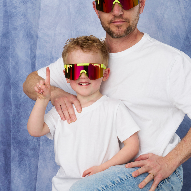 /Rainbow | cheese.JPG | The 1993 Junior, child size sunglasses from Pit Viper