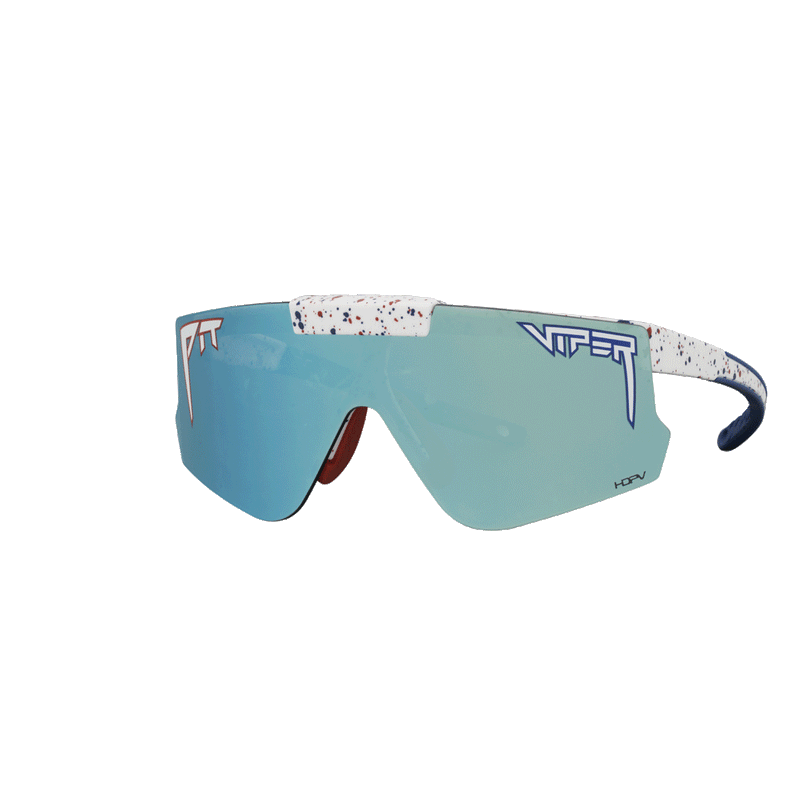 HDPV Polarized Blue / Regular | full_frontal.JPG | The Merika Flip-Offs Sunglasses from Pit Viper