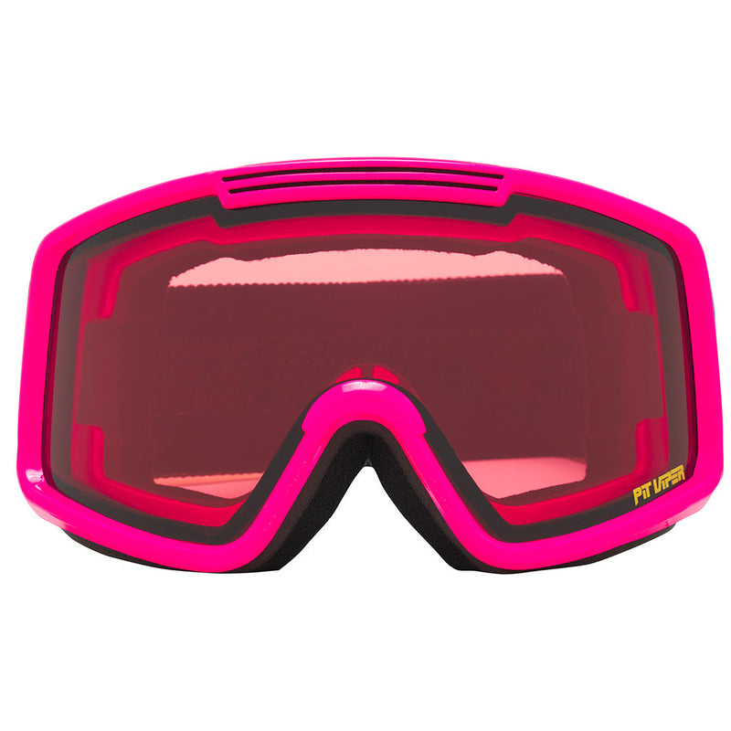 Rose / Large | full_frontal.JPG | The Party Mountain French Fry Ski & Snowboard Goggle from Pit Viper
