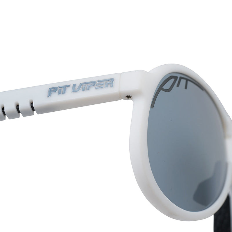 / Polarized Silver | im_ready_for_my_closeup.JPG | The Miami Nights Jethawk from pitviper, white framed aviator sunglasses