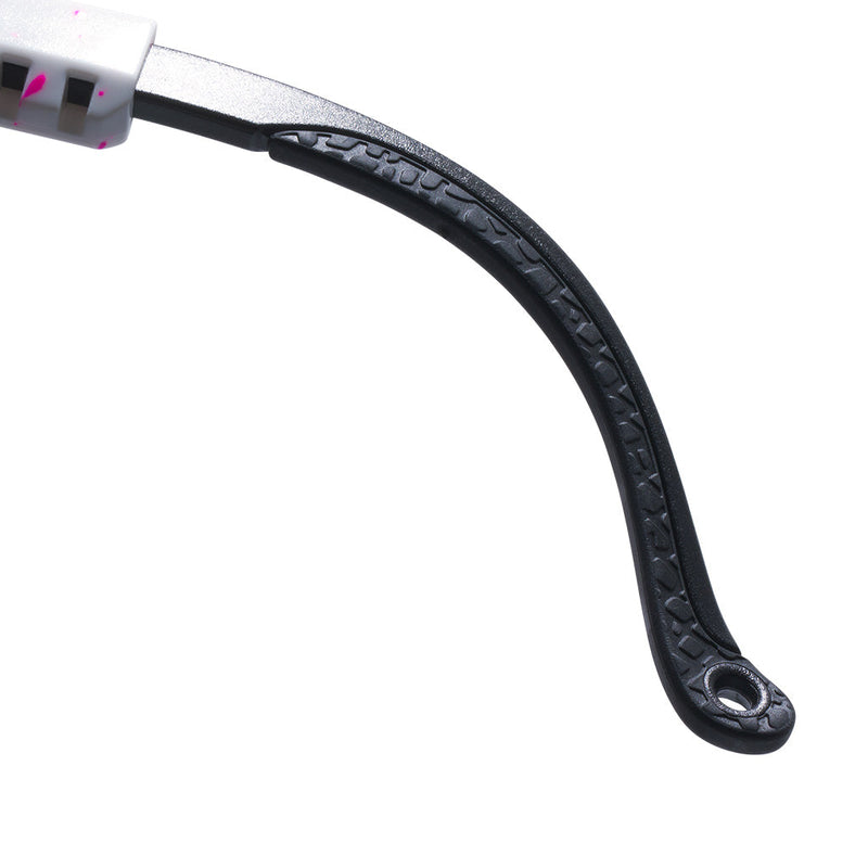 HDPV Polarized Pink-Purple / Regular | wow_its_an_earpiece.JPG | The LA Brights Original 2.0, polarized sunglasses from Pit Viper