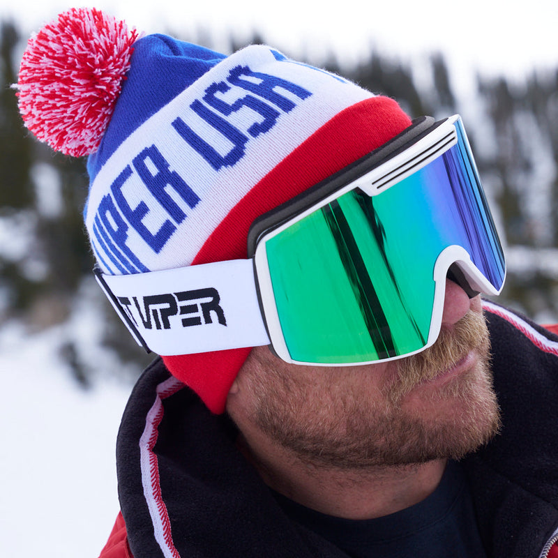 USA Pom Pom Beanie — imagen 2