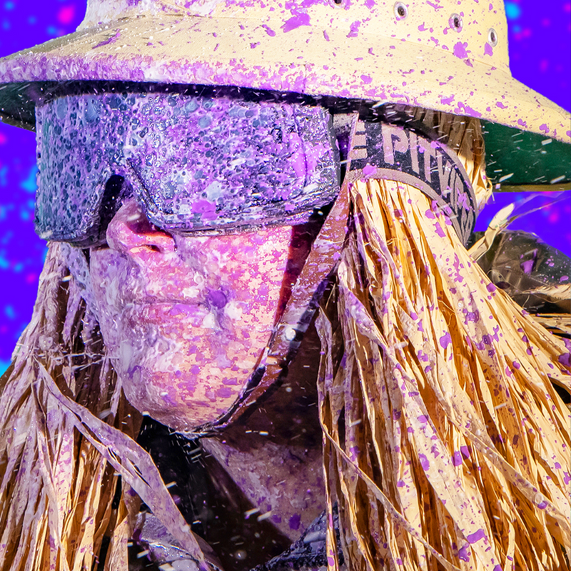 /Mirror | pleeease.JPG | Person with paint on their face wearing The Blacking Out Goggl√©s from Pit Viper Sunglasses