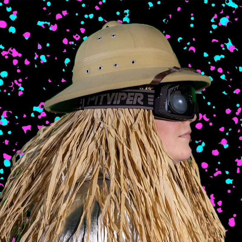 /Mirror | work_on_today.JPG | Person with straw hair wearing The Blacking Out Goggl√©s from Pit Viper Sunglasses