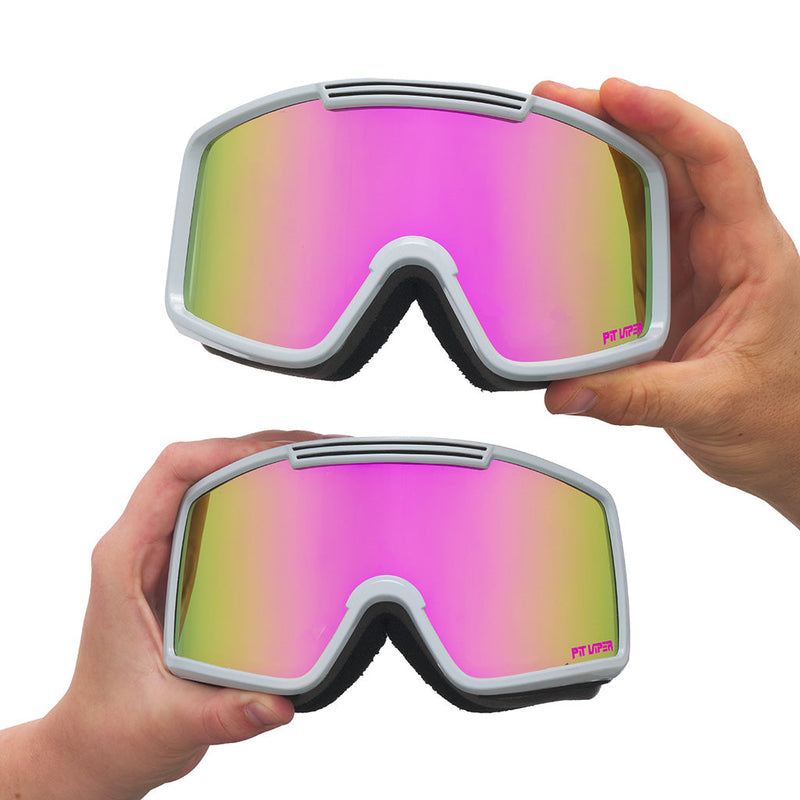 Pink / Large | small_&_large.JPG | The Greybird French Fry Goggle from Pit Viper Sunglasses