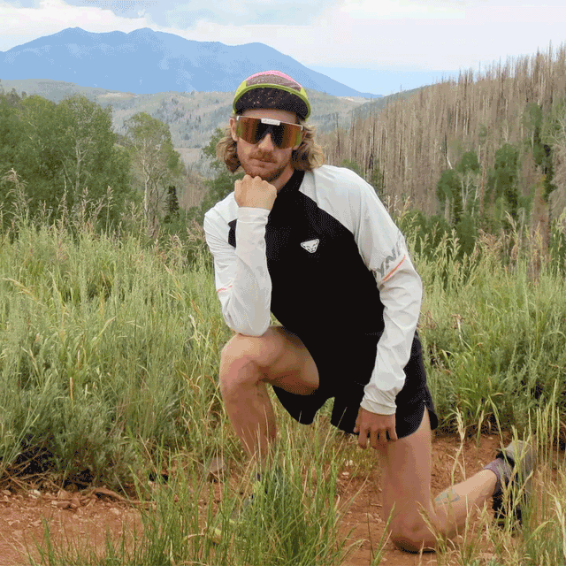 A man flipping off the camera wearing Pit Viper Sunglasses