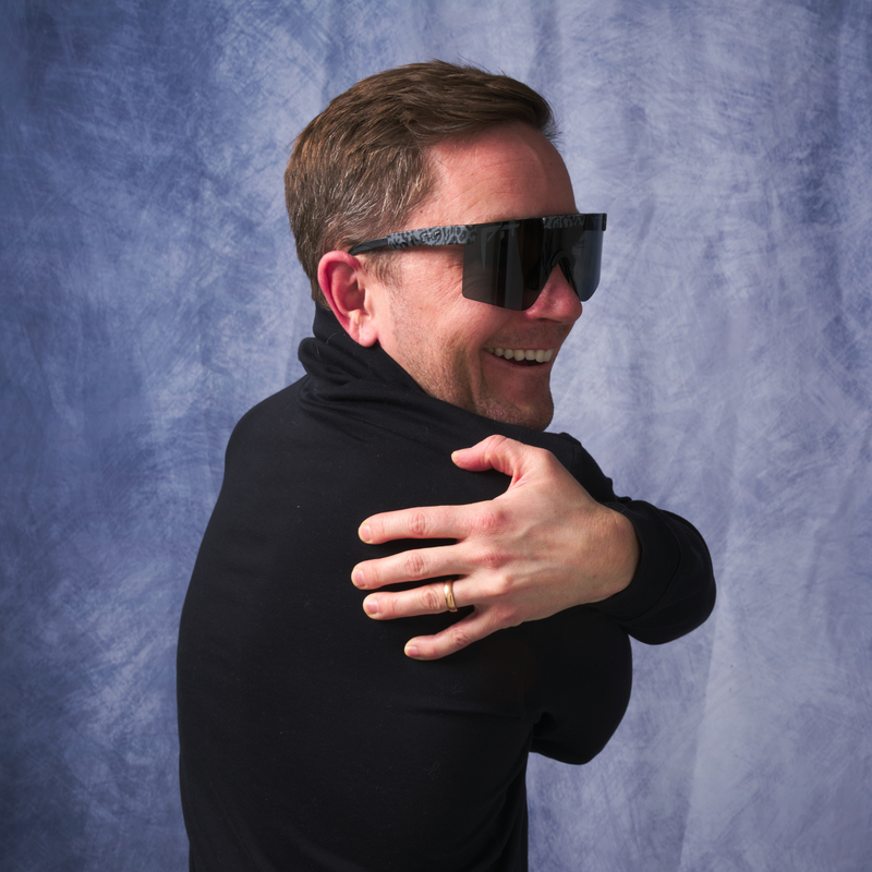 HDPV Polarized Smoke / Regular | photo_of_person.JPG | The Nocturnal Original 2.0, polarized sunglasses from Pit Viper