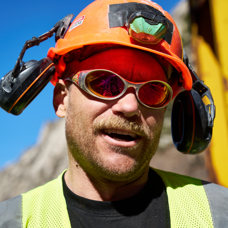 / Z87+ Network | photo_of_person.JPG | The Inflammation Slammer, safety rated sunglasses from Pit Viper